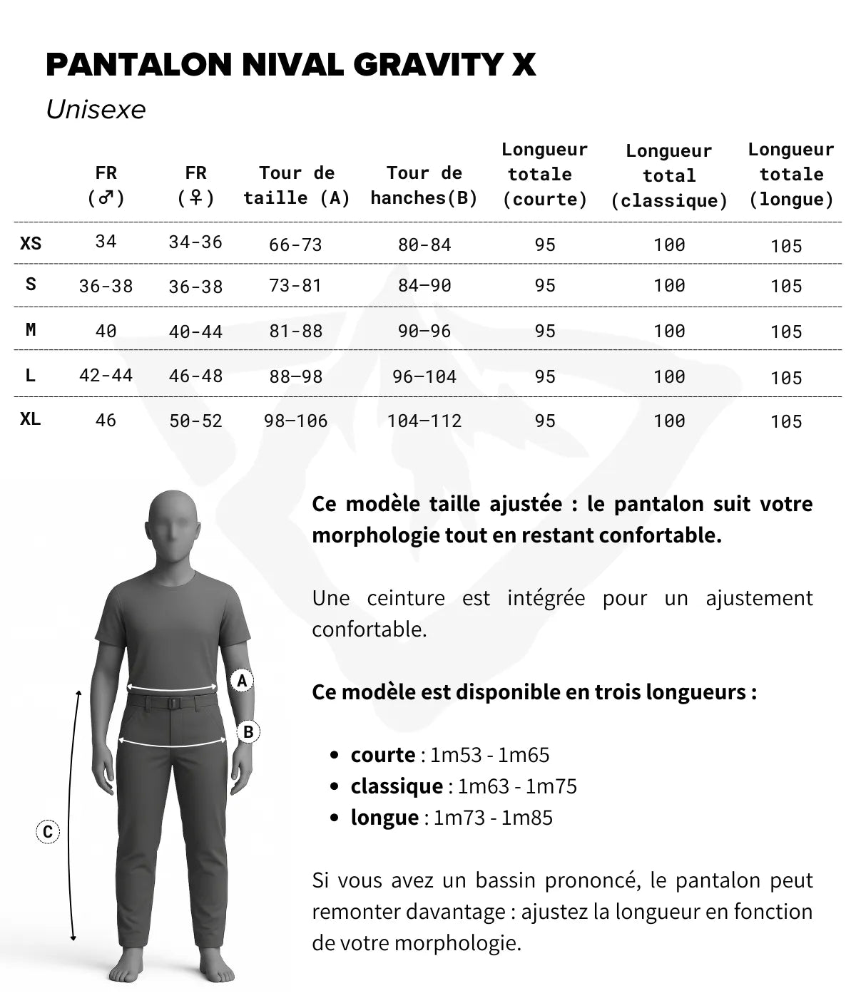 Guide des tailles