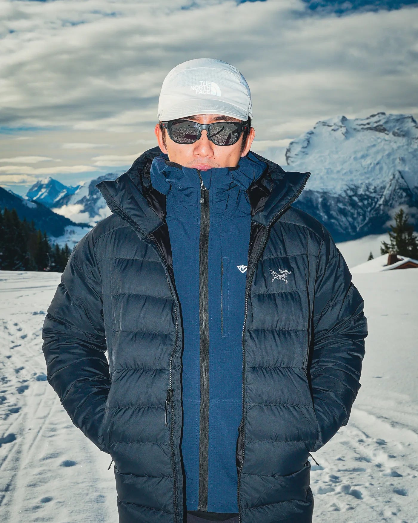 Veste midlayer Akira [bleu marine]
