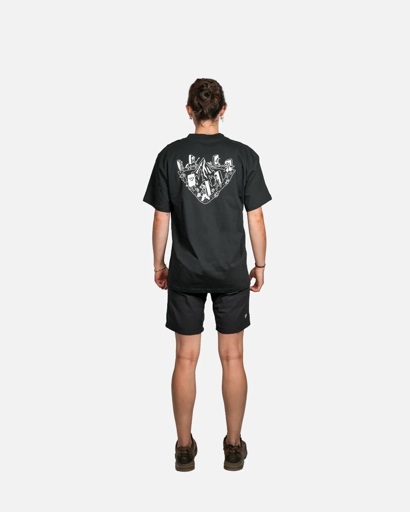 T-shirt Oversize Heky [noir/unisexe]