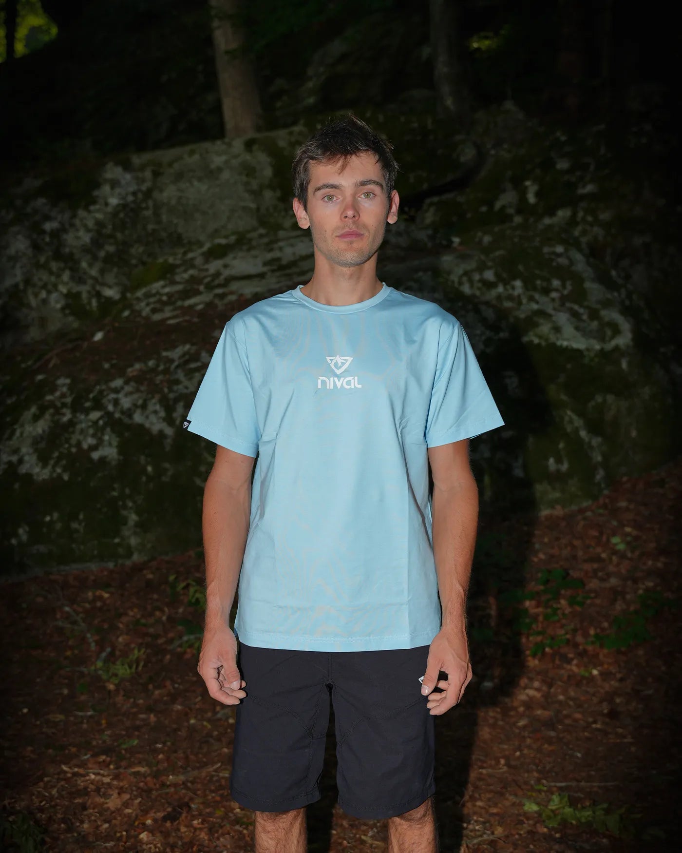 T-shirt Iris [bleu clair/unisexe]
