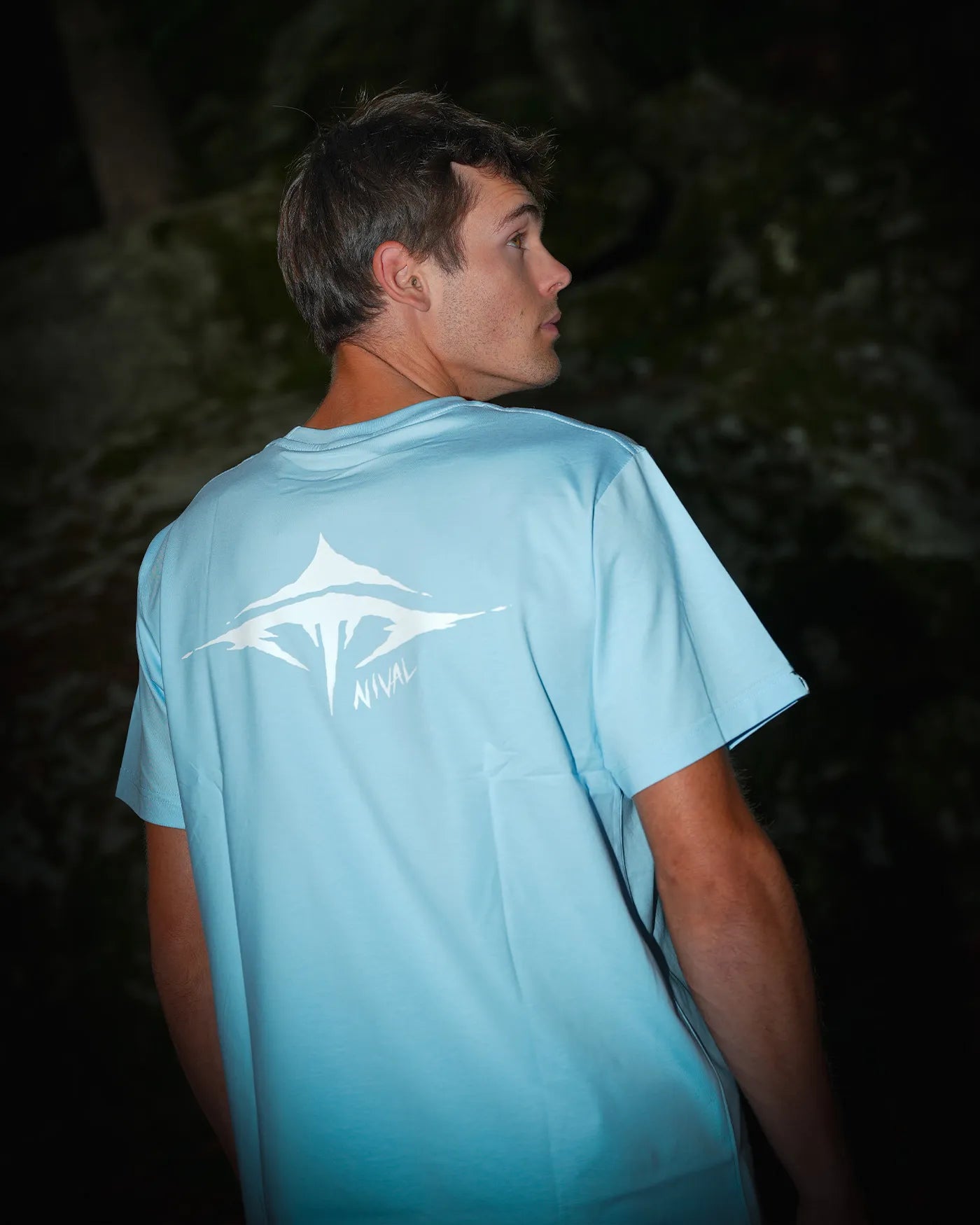 T-shirt Iris [bleu clair/unisexe]