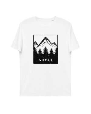T-shirt Bio - Mountainlife V2 [blanc/unisexe]
