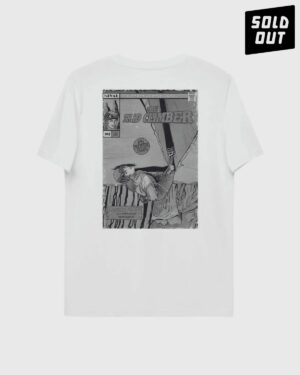 T-shirt Bio – The Trad Climber [blanc/unisexe]